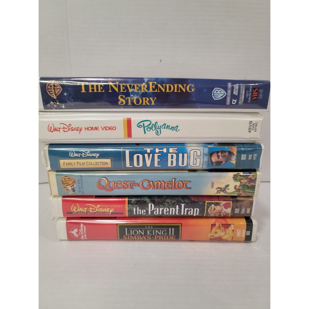 Disney Classic VHS tapes love bug parent trap lion king never ending story more